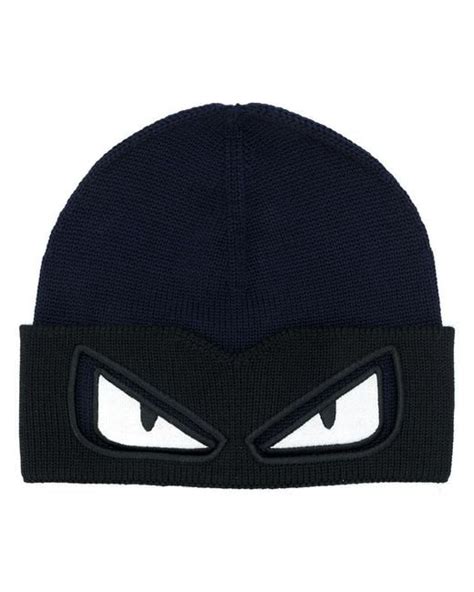 mens fendi beanie|fendi beanie with eyes.